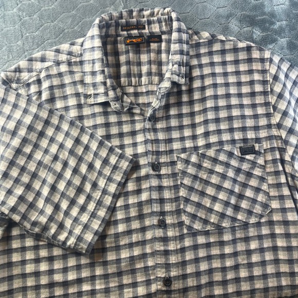 Timberland PRO Other - Timberland PRO Button Down Shirt Mens XL Blue Gingham Excellent Short Sleeve